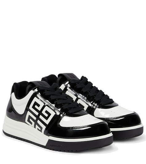 givenchy leather logo painted low-top sneakers|givenchy leather sneakers.